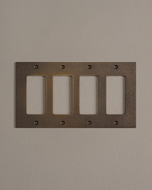 deVOL Oxidised Brass Decora Plate