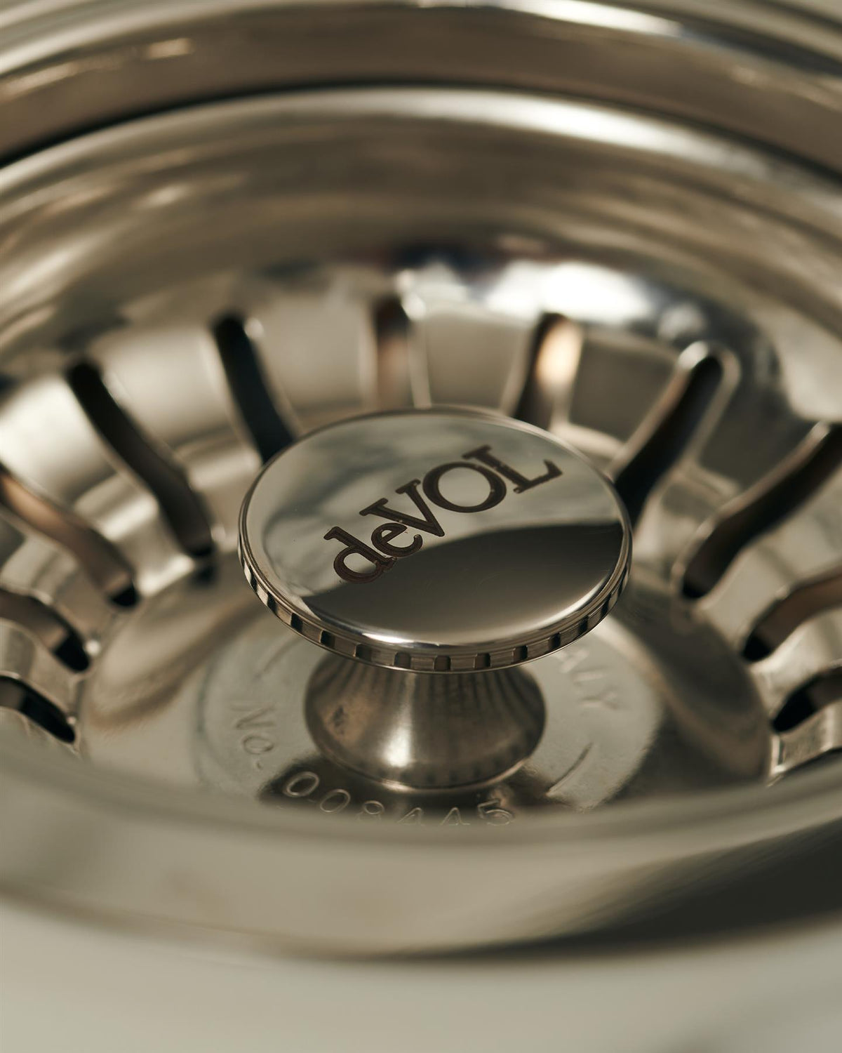 deVOL Chrome Basket Waste Strainer & Overflow Kit TEST