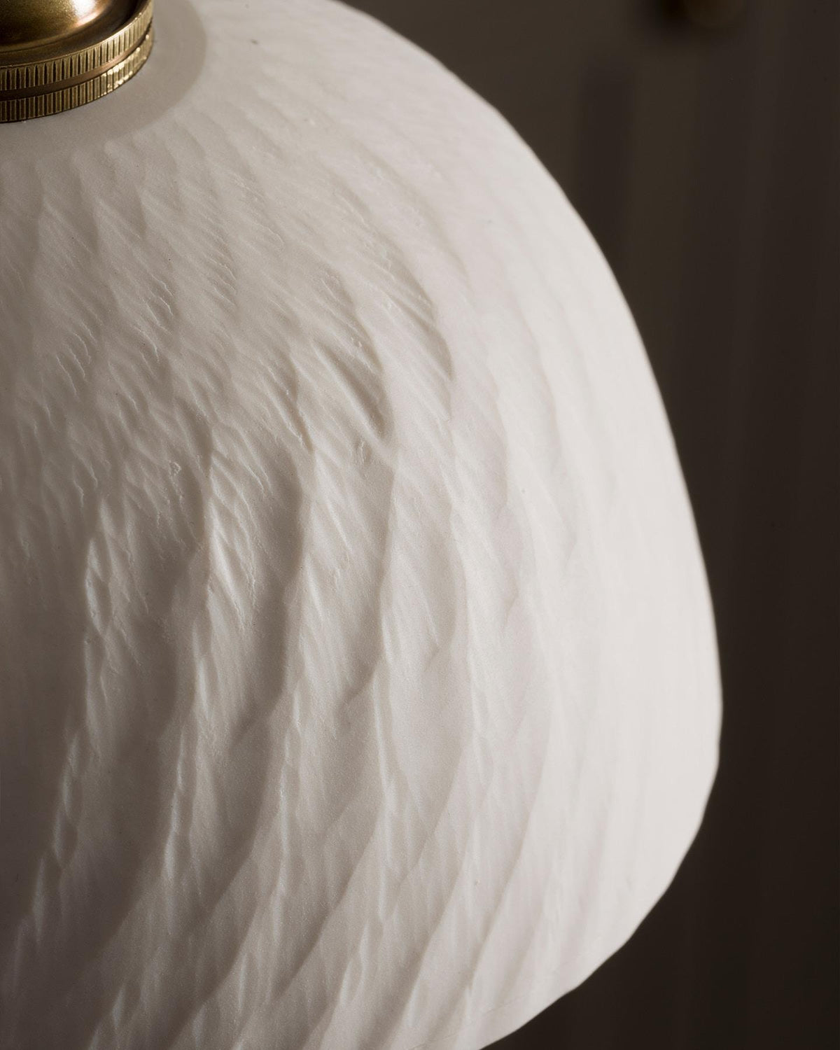 Chattered Rice Bowl Porcelain Pendant Light TEST