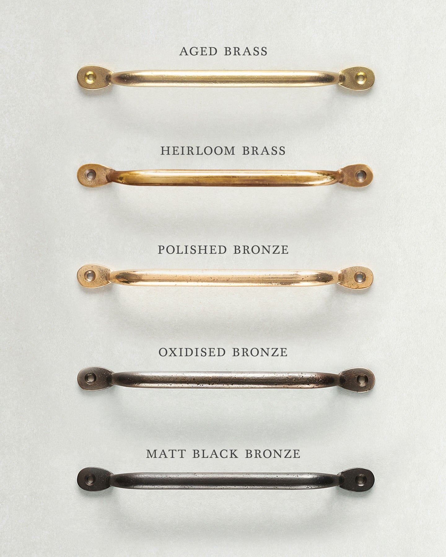 Oxidised Bronze Pull Handle - Extra Large