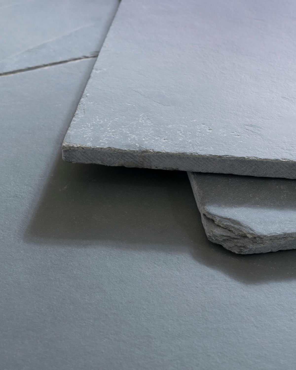 Grey Tumbled Slate - 23 5/8" x free lengths (1/2" thick) TEST