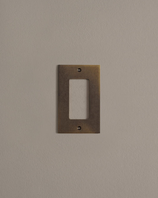 deVOL Oxidised Brass Decora Plate