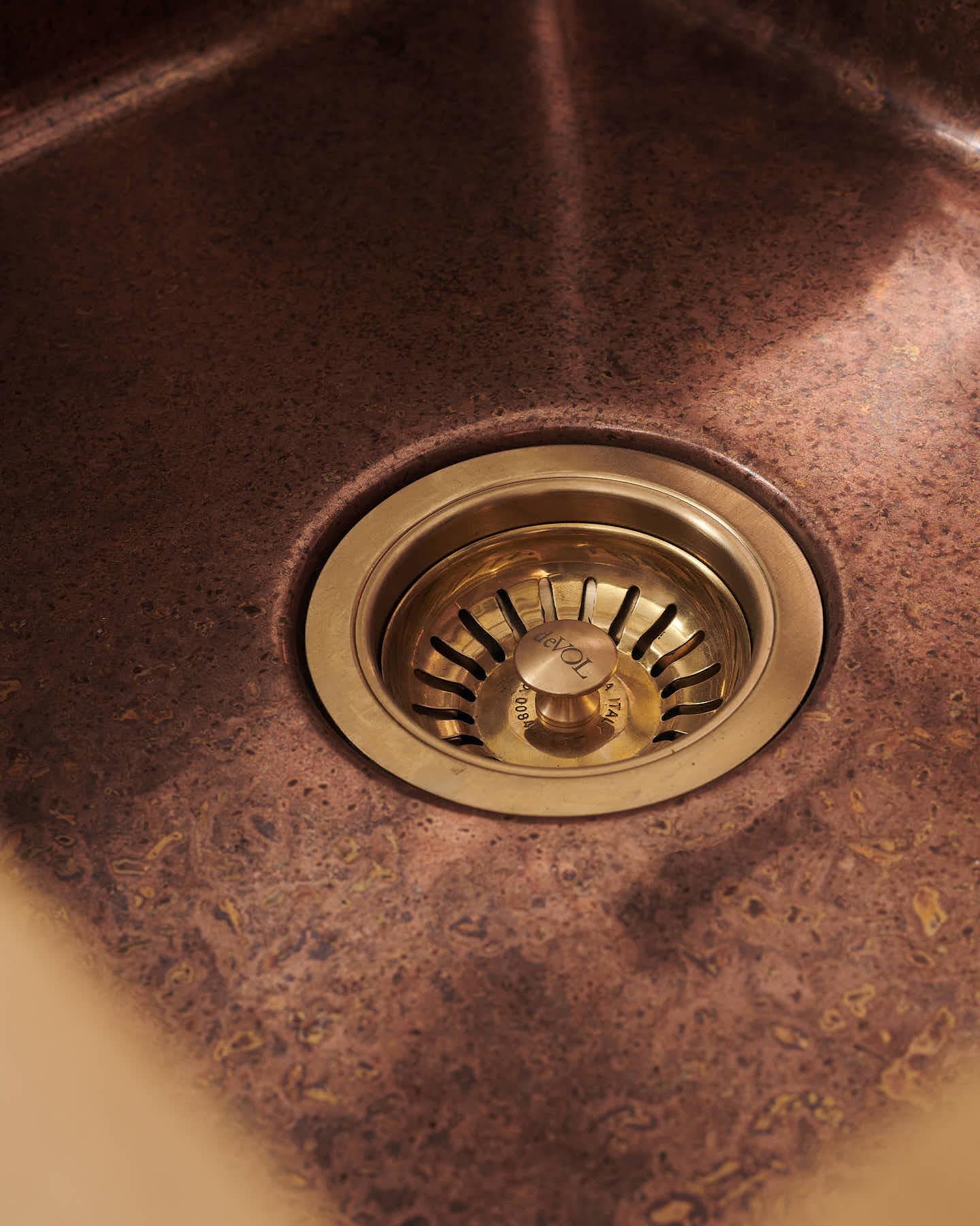 deVOL Standard Single Aged Copper Sink