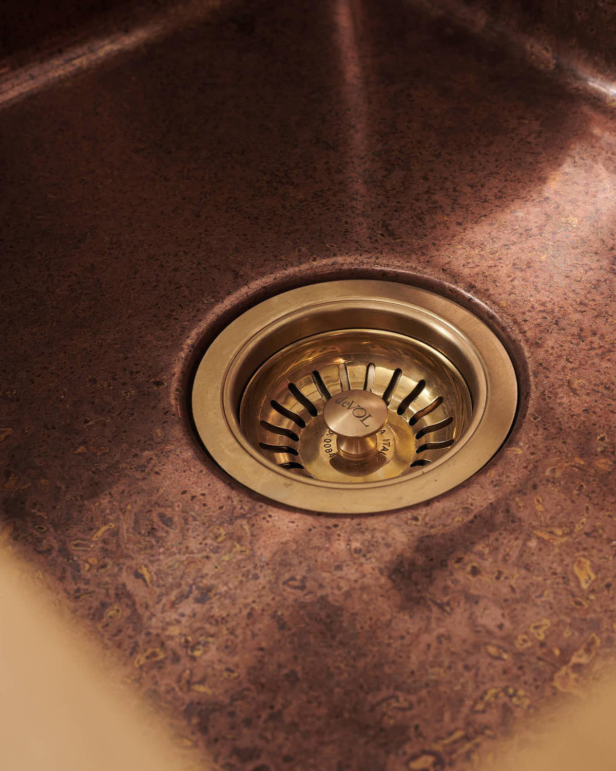 deVOL Standard Single Aged Copper Sink TEST