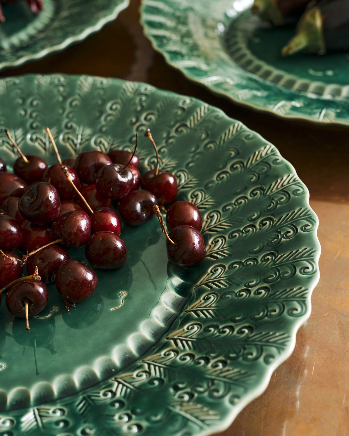 Grand Heirloom Platter - Sea Green TEST