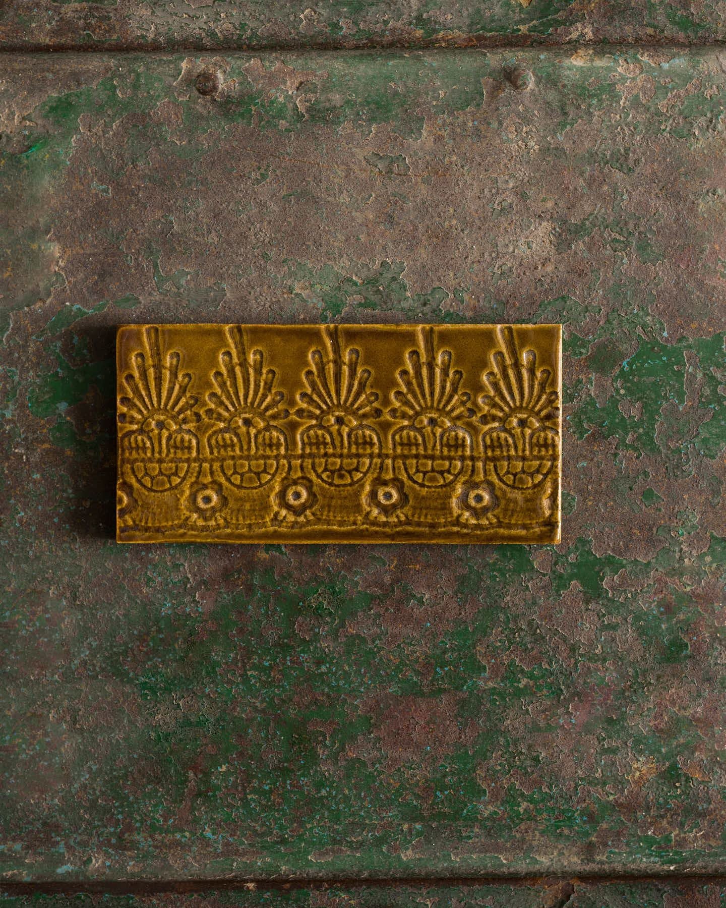 Sepia Lace Market Tiles - Flanders Metro