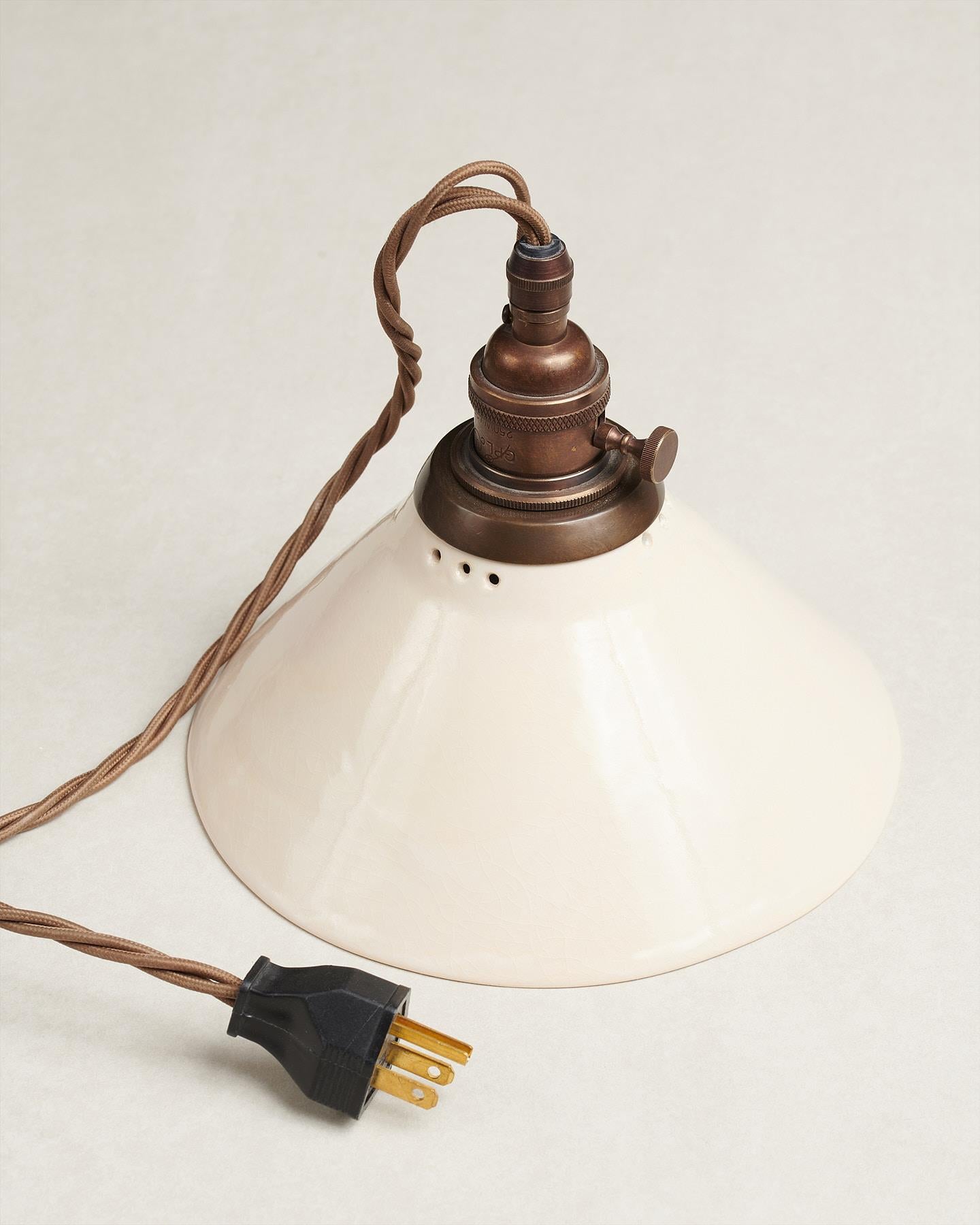 The Mini Creamware Plug-in Light