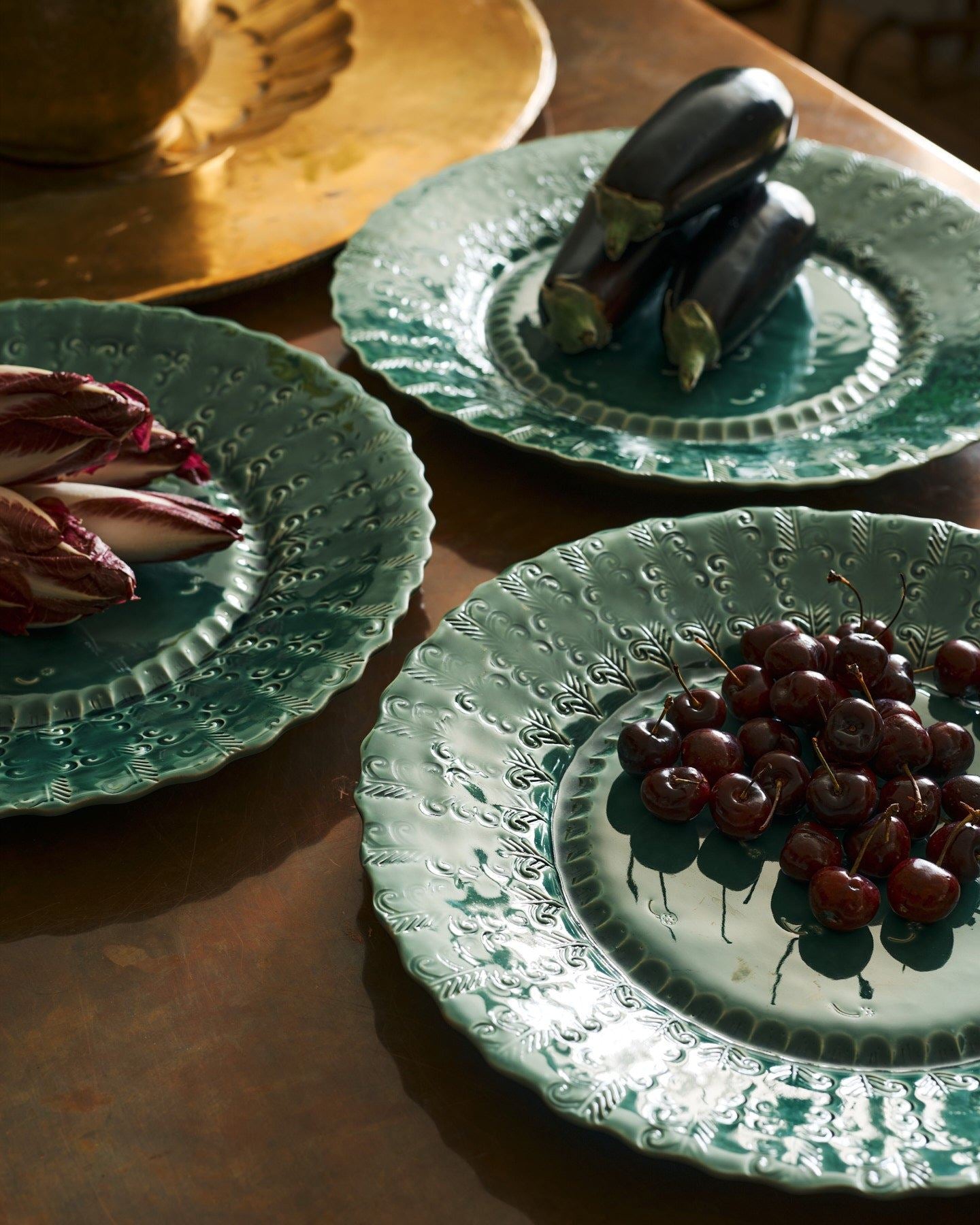 Grand Heirloom Platter - Sea Green