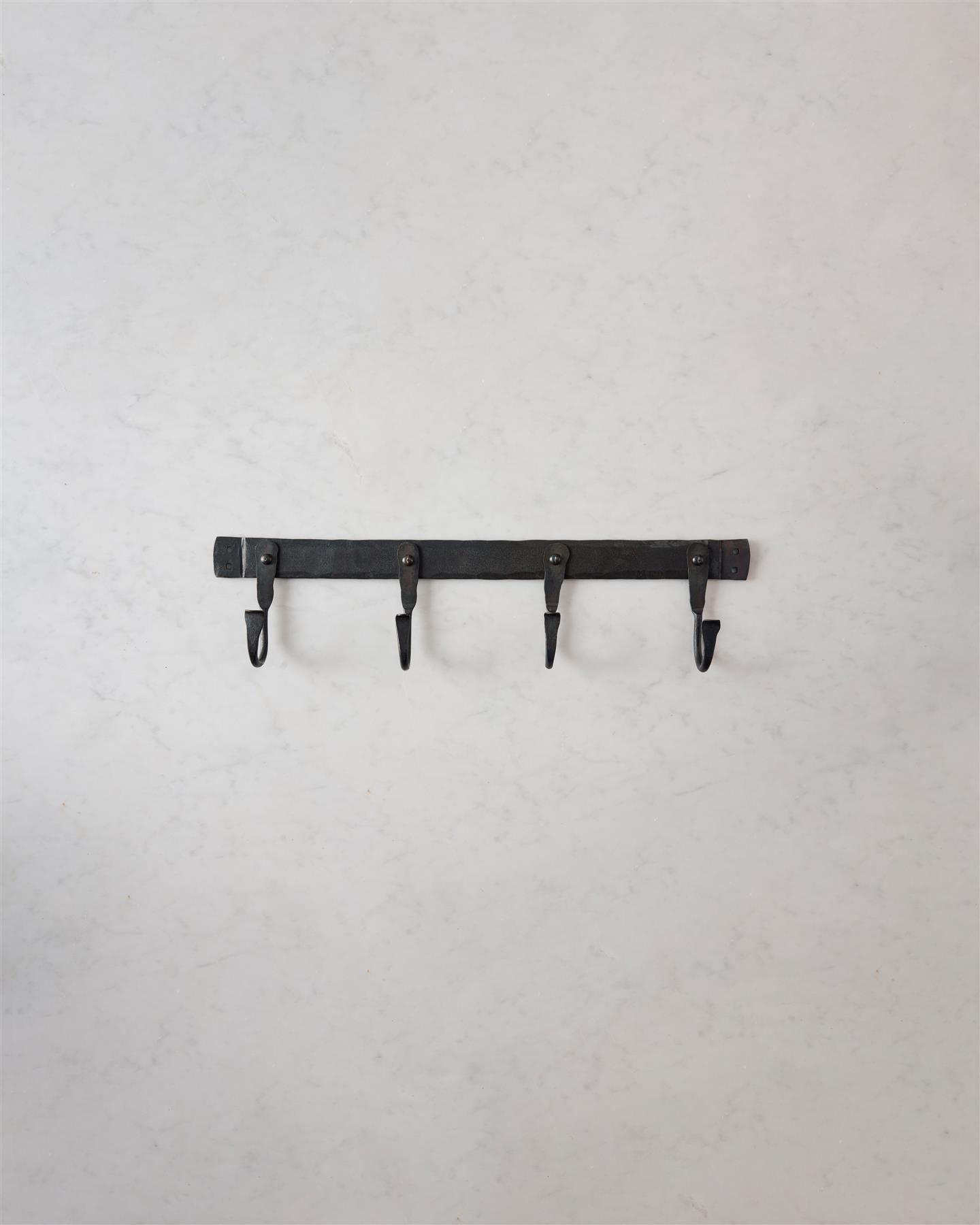 Iron Hook Rack - 4 Hooks