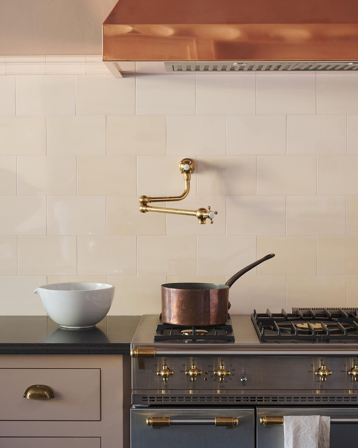 deVOL Aged Brass Pot Filler Tap TEST