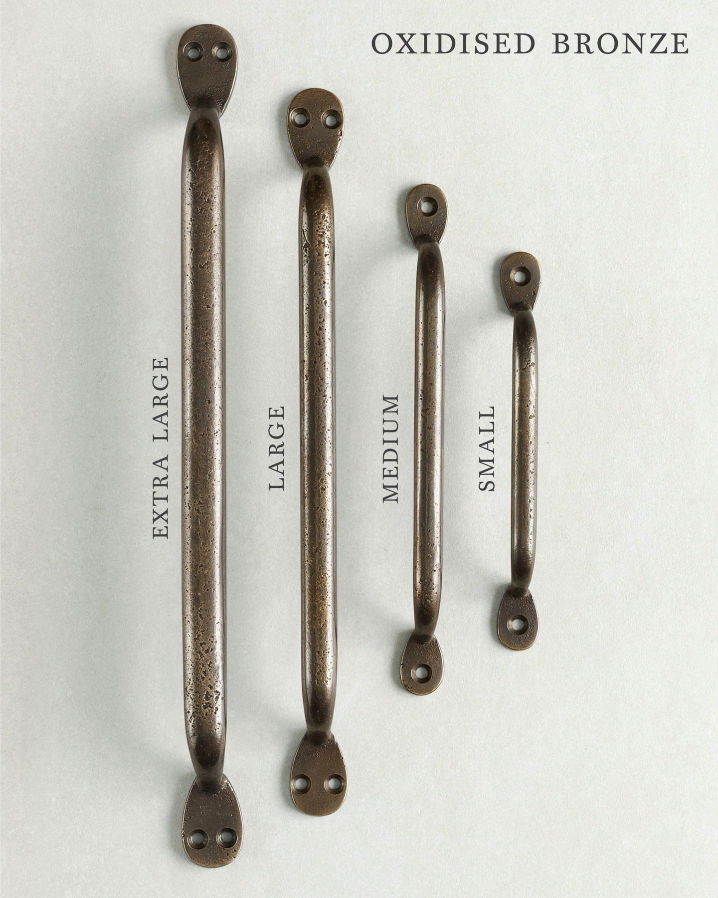 Oxidised Bronze Pull Handle - Medium
