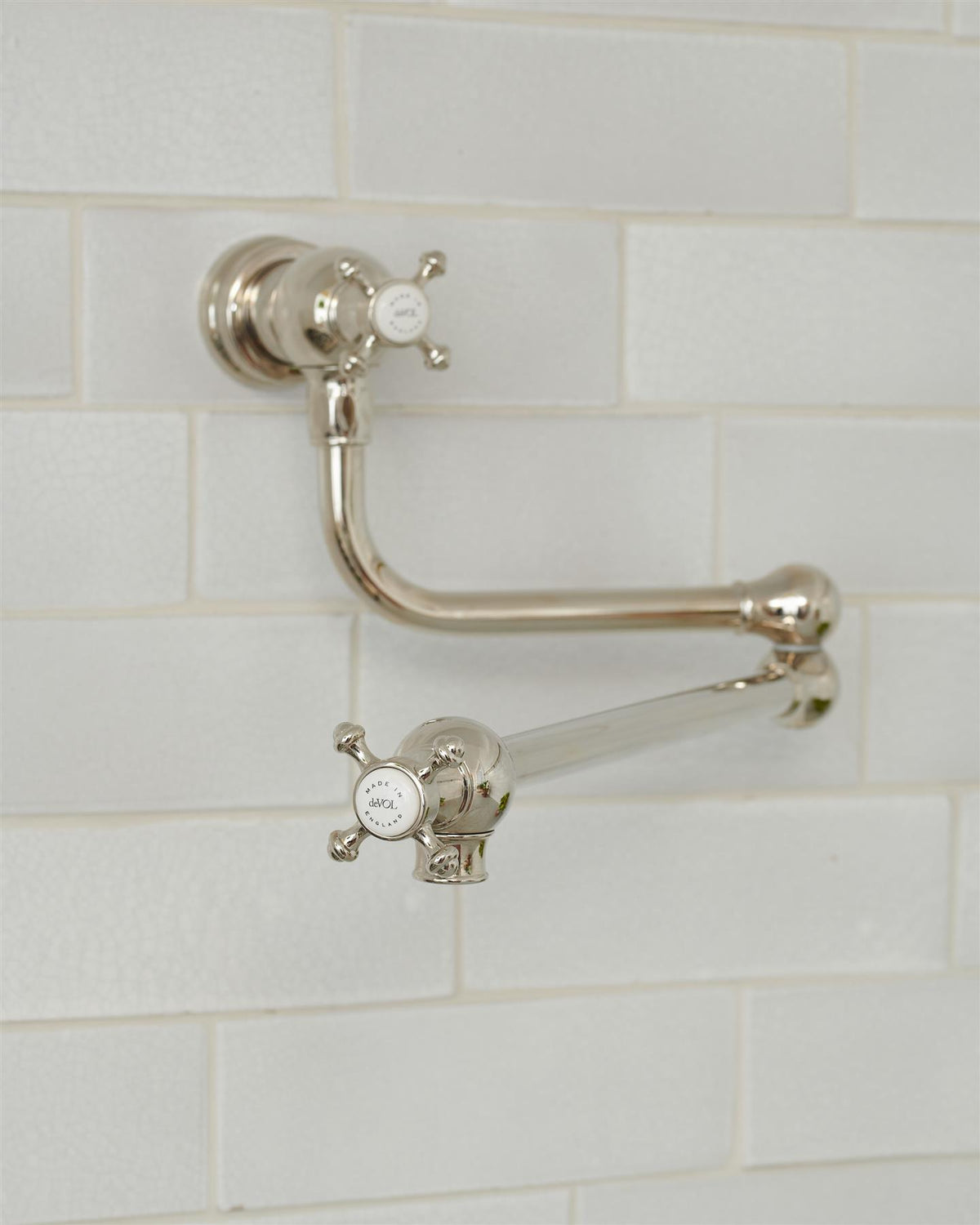 deVOL Nickel Pot Filler Tap TEST