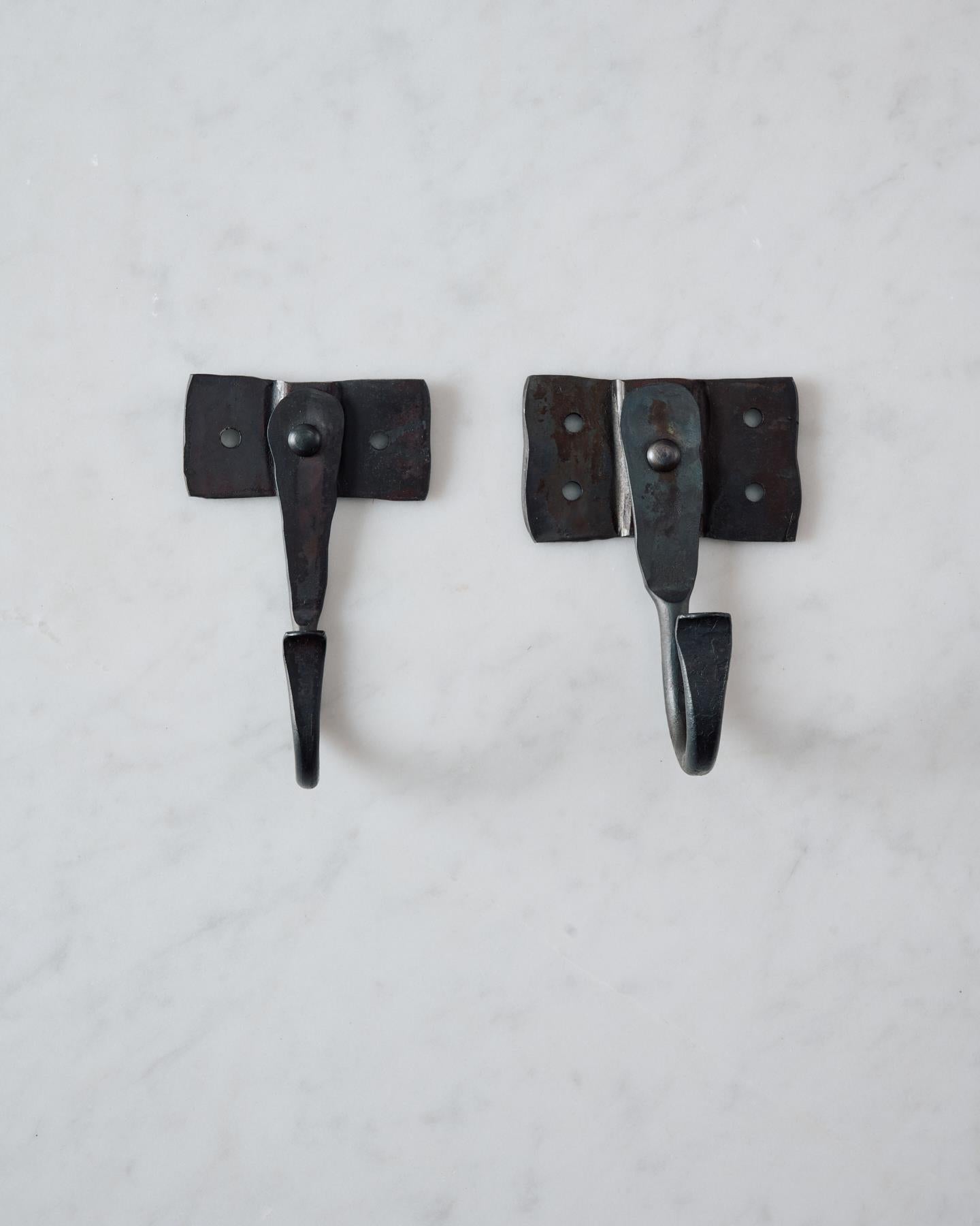 Iron Hook with Square Backplate - Small