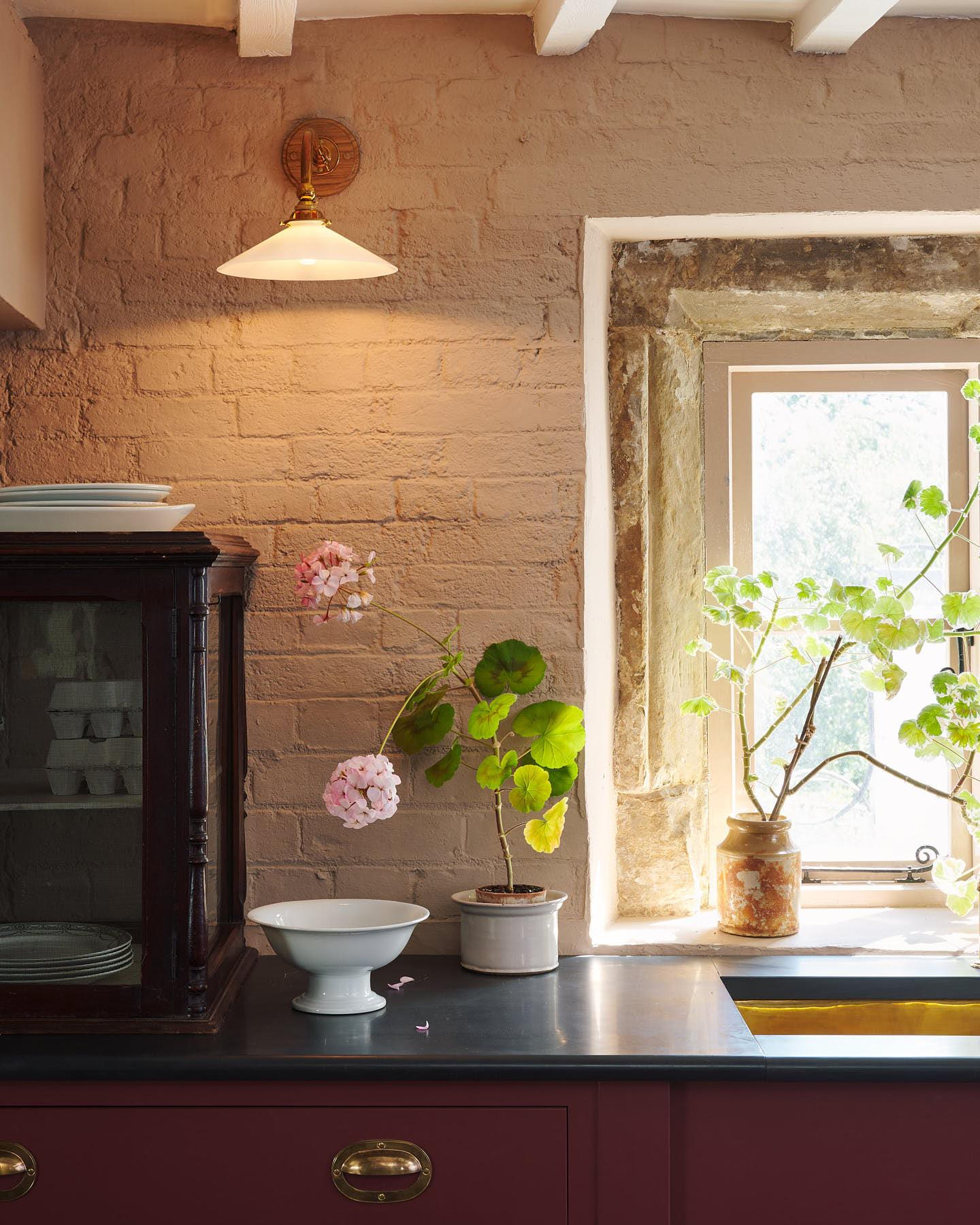The Milk Glass Task Light - Small