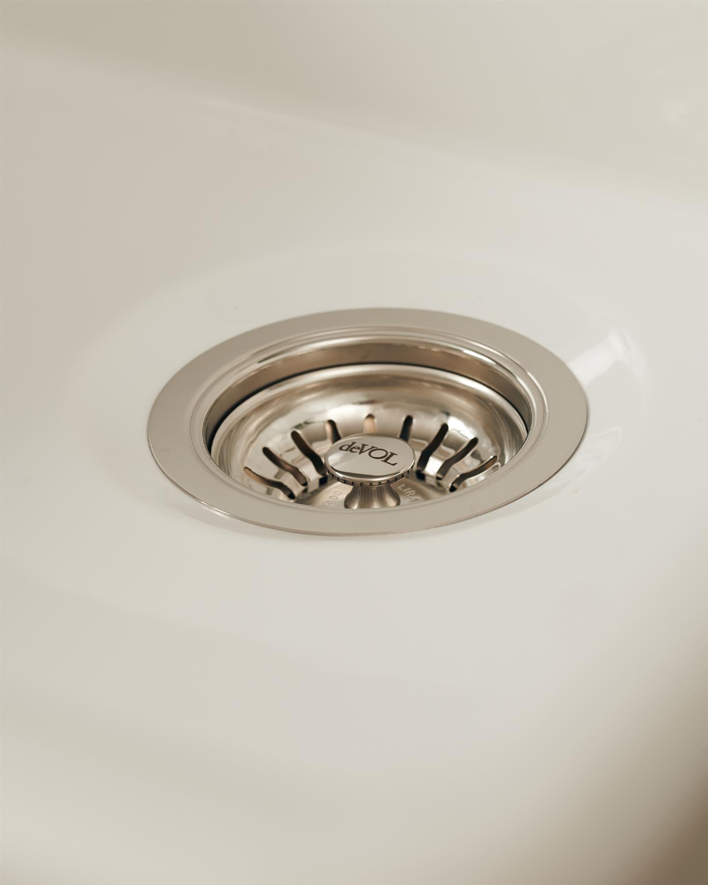 deVOL Chrome Basket Waste Strainer & Overflow Kit