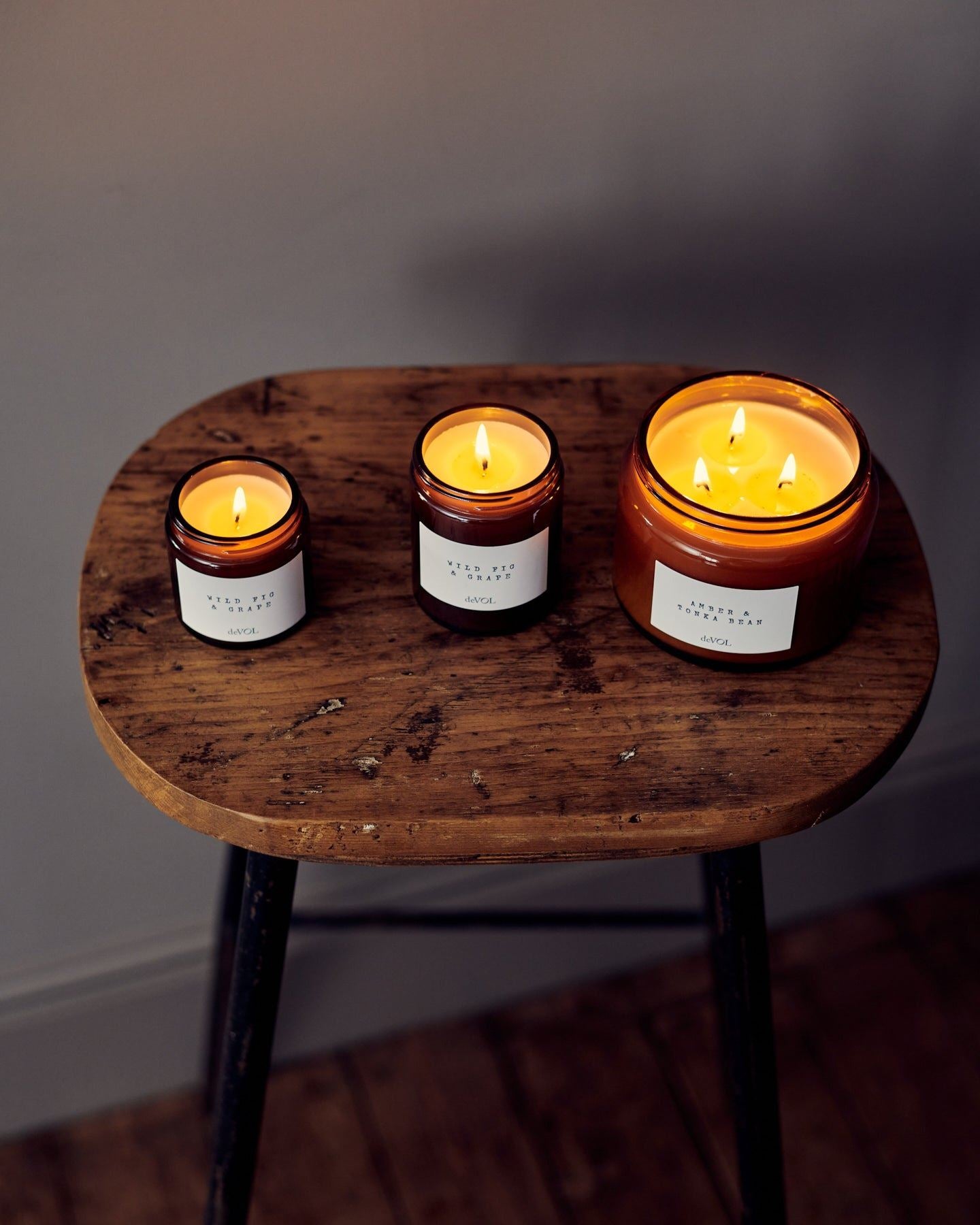 Small deVOL Scented Candle - Wild Cranberry