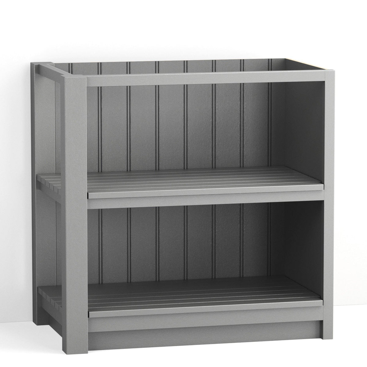 35 3/8" Slatted End Cabinet