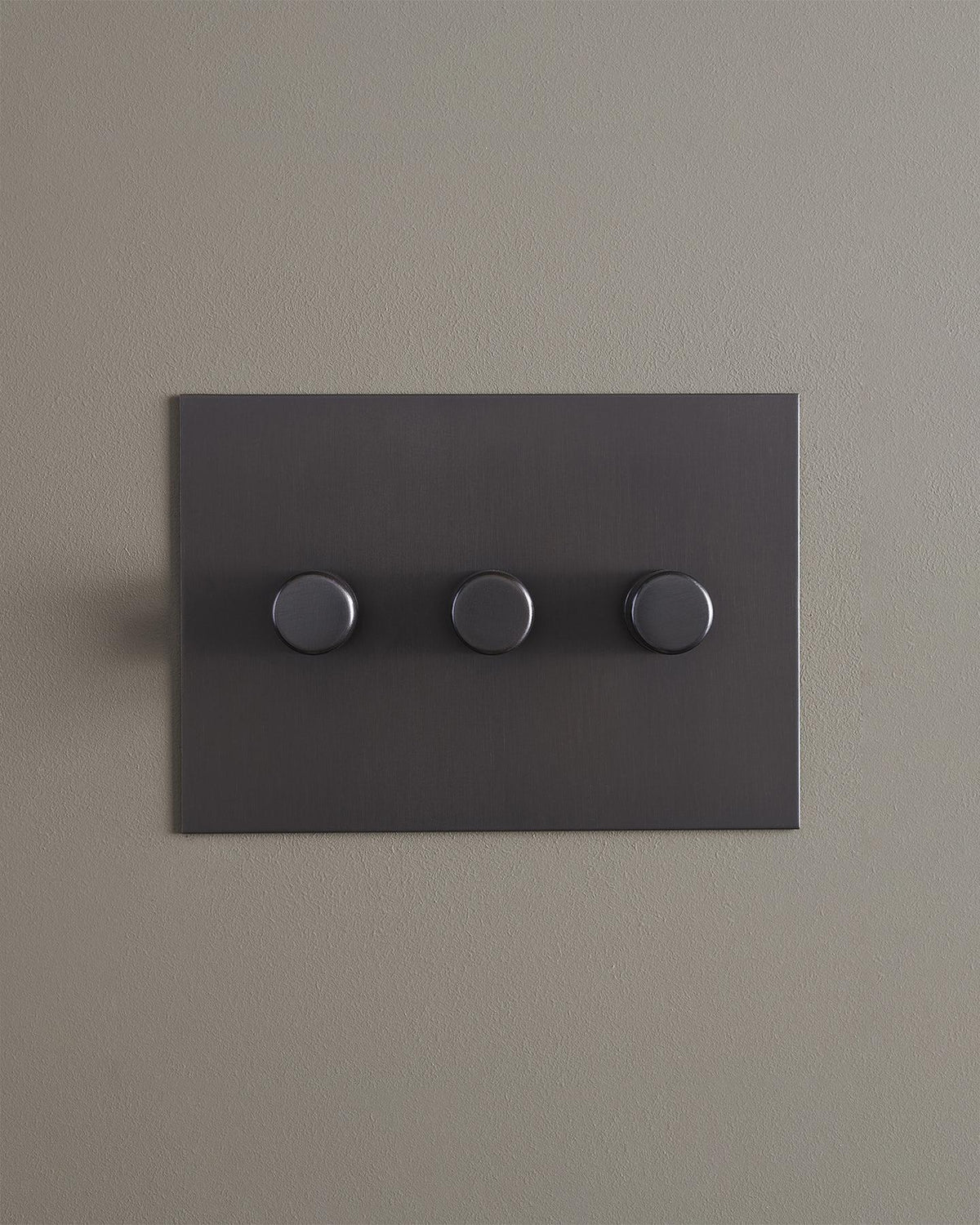 F&L Antique Bronze Dimmer Switch - 3 Gang TEST