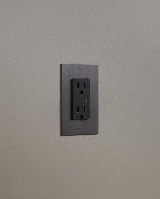 F&L Antique Bronze Outlet - 1 Gang