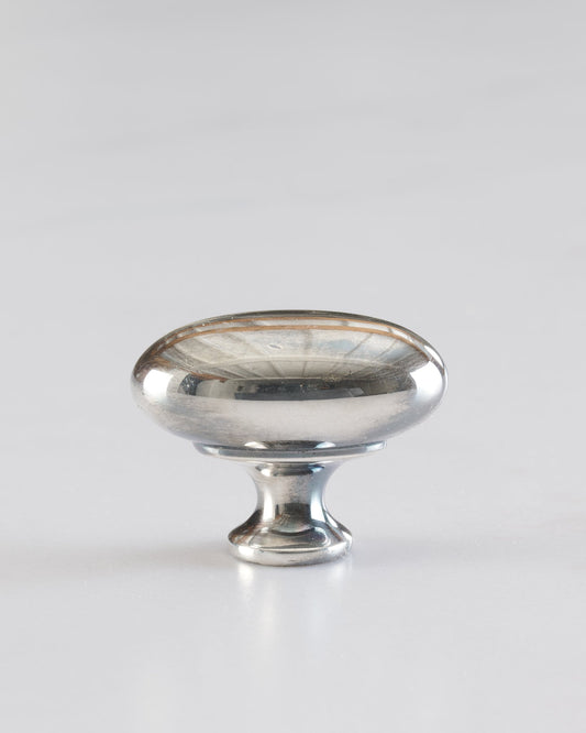 Antique Silver Oval Knobs