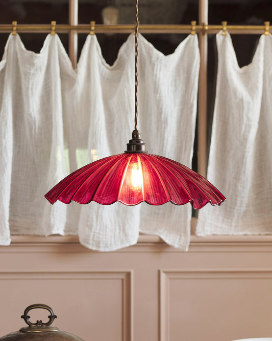 The Grand Frilly Cranberry Light