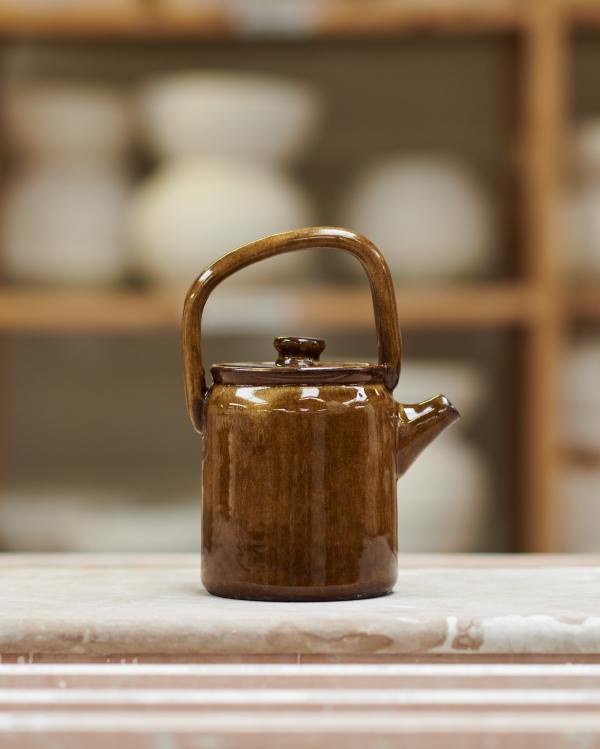 The Amber Glaze Teapot