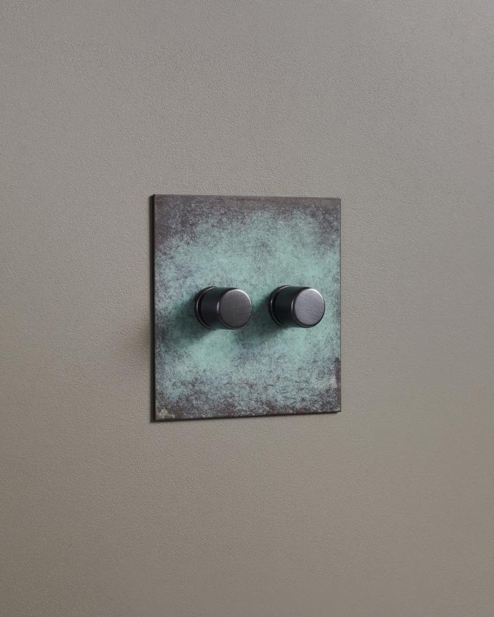 Verdigris Bronze Dimmer Switches