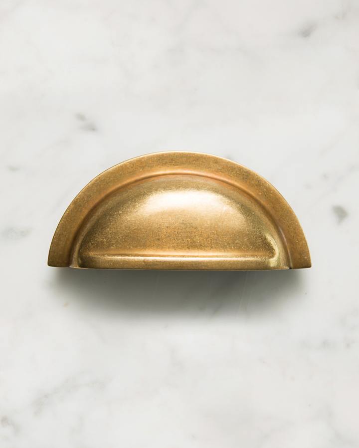 Bella Brass Cup Handle