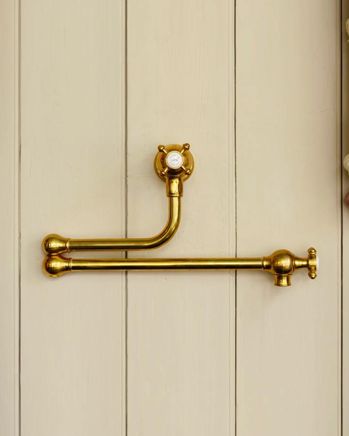 deVOL Aged Brass Pot Filler Tap