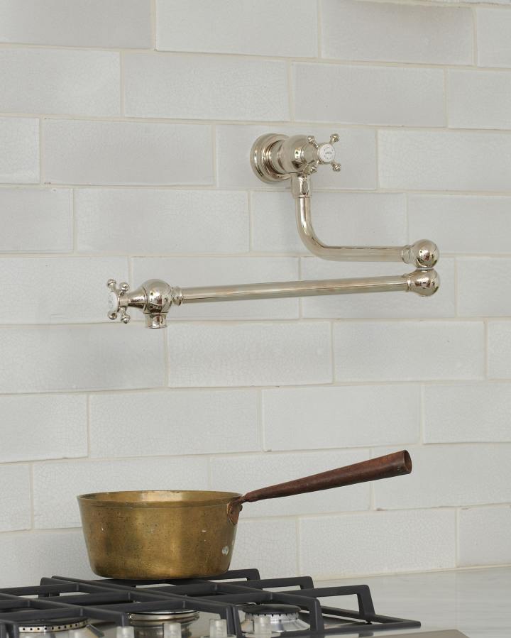 deVOL Nickel Pot Filler Tap