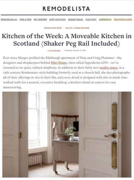 Remodelista - 13 October 2022