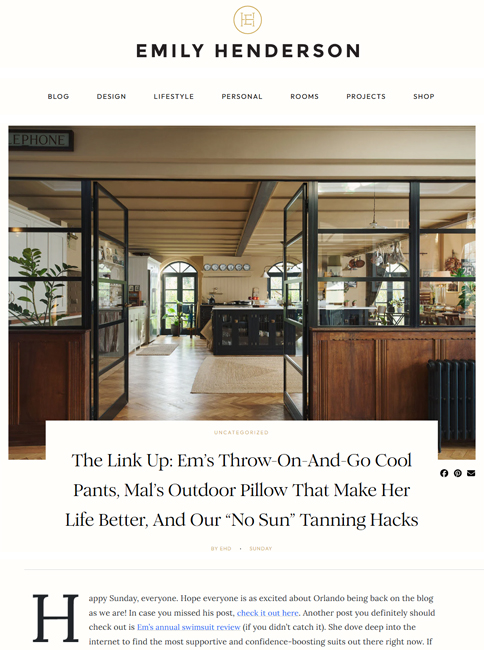 Emily Henderson - April 2026