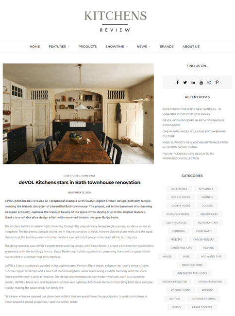 Kitchens Review - November 2024