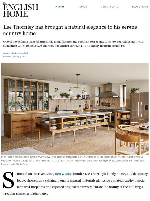 The English Home - July 2024