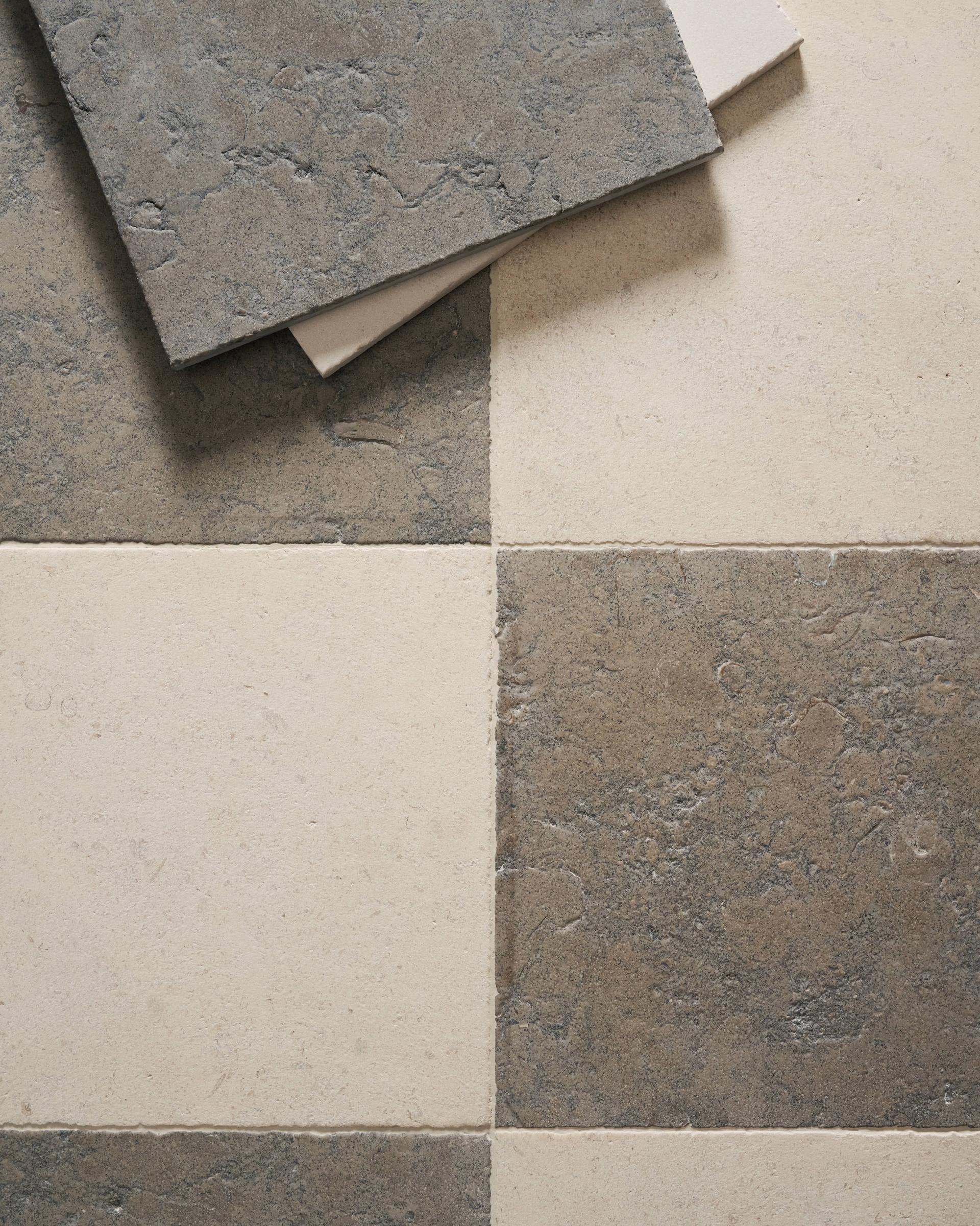 Black and White Chequered Limestone