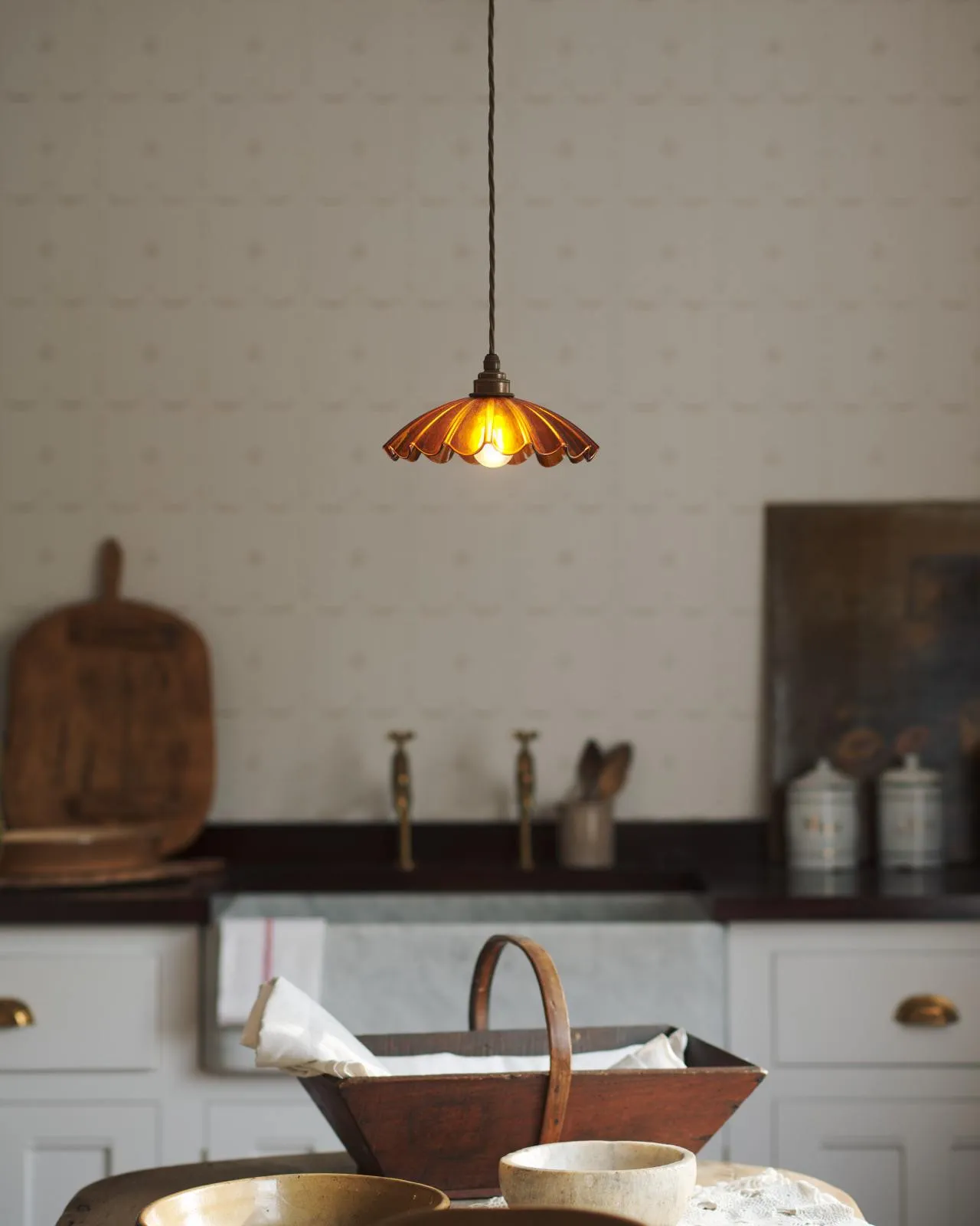 The Frilly Amber Light | deVOL Kitchens